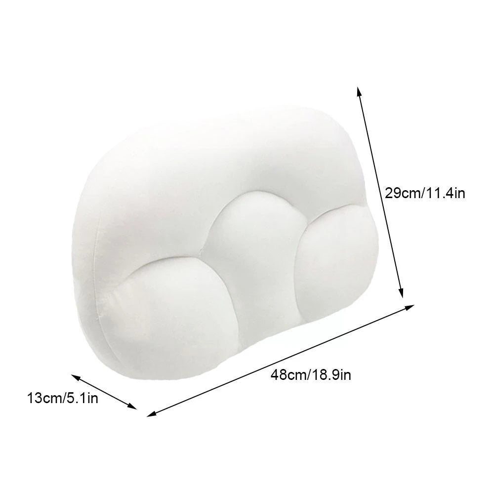 Masajeador de cuello Almohada de tracción cervical para dormir, Almohada de partículas de espuma para sueño profundo - Almohadas para dormir de lado y de espalda para camas