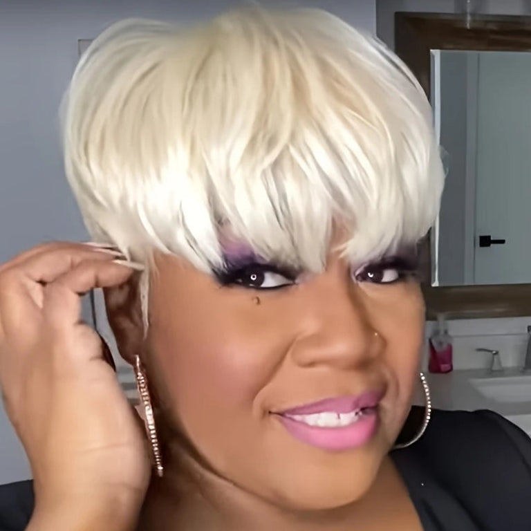 613 Blonde Pixie Wig