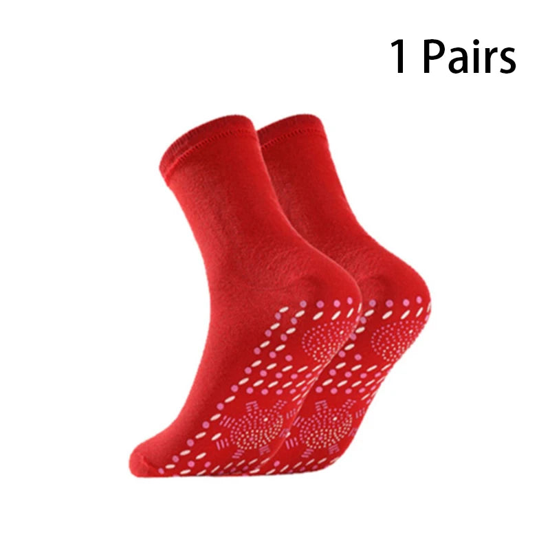 Profesjonelle sokker unisex selvoppvarmende helsesokker turmalin magnetisk terapi komfortabel pustende fotmassasje varm