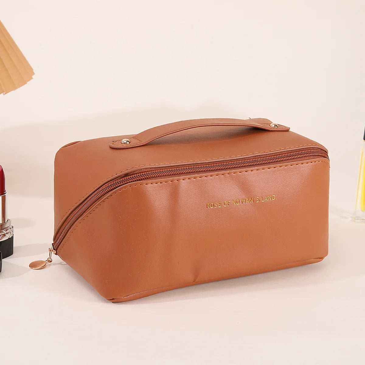 Neceser de Maquillaje para Mujer, Estuche de Maquillaje, Bolsa de Almacenamiento, Caja de Lujo para Mujer, Bolsa Organizadora de Cosméticos con Cremallera para Viajes, Regalo de Navidad