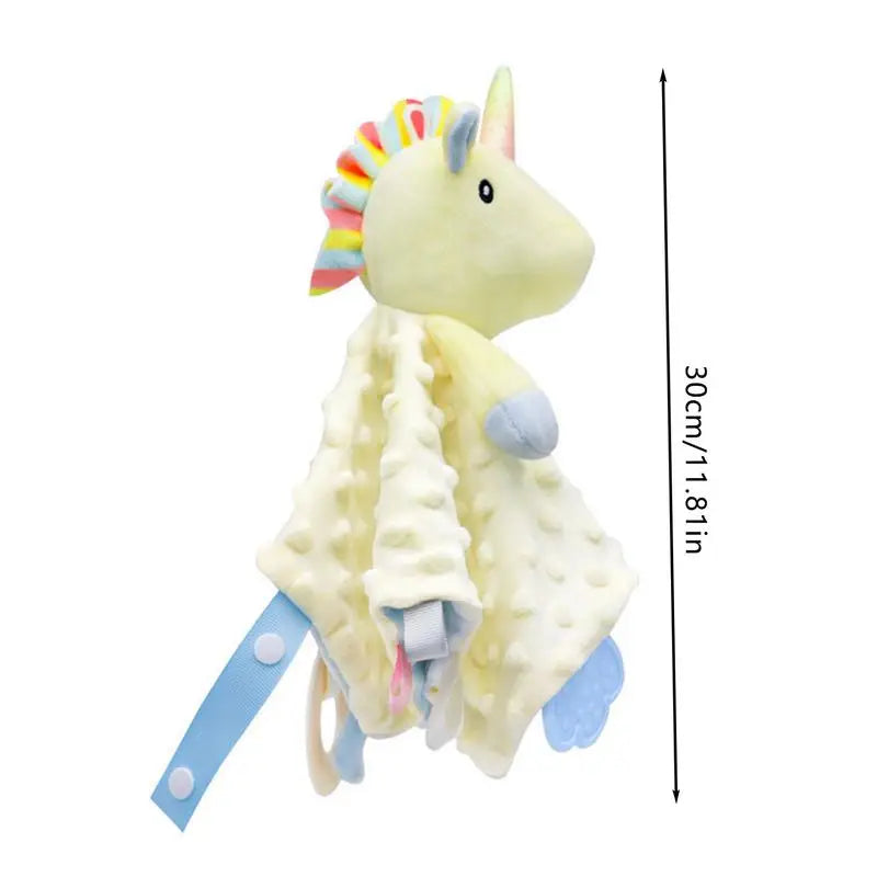 Manta de seguridad de peluche para niña, manta de peluche suave para niños, juguete de peluche unisex para niños y niñas