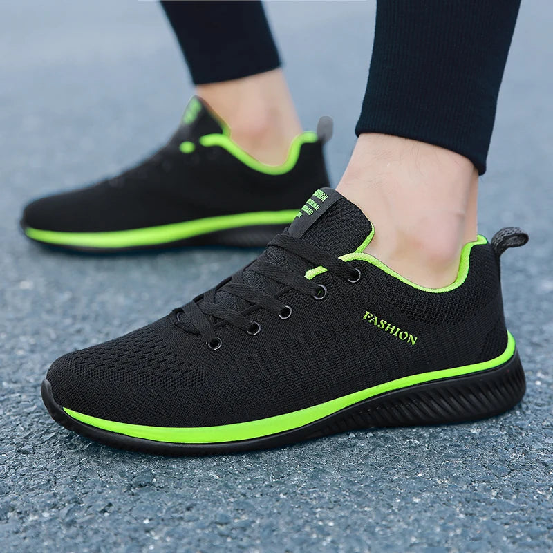 YRZL Men Running Sneakers Women Lightweight Sport Shoes Classical Mesh Breathable Casual Shoes Male Fashion Moccasins Sneakers