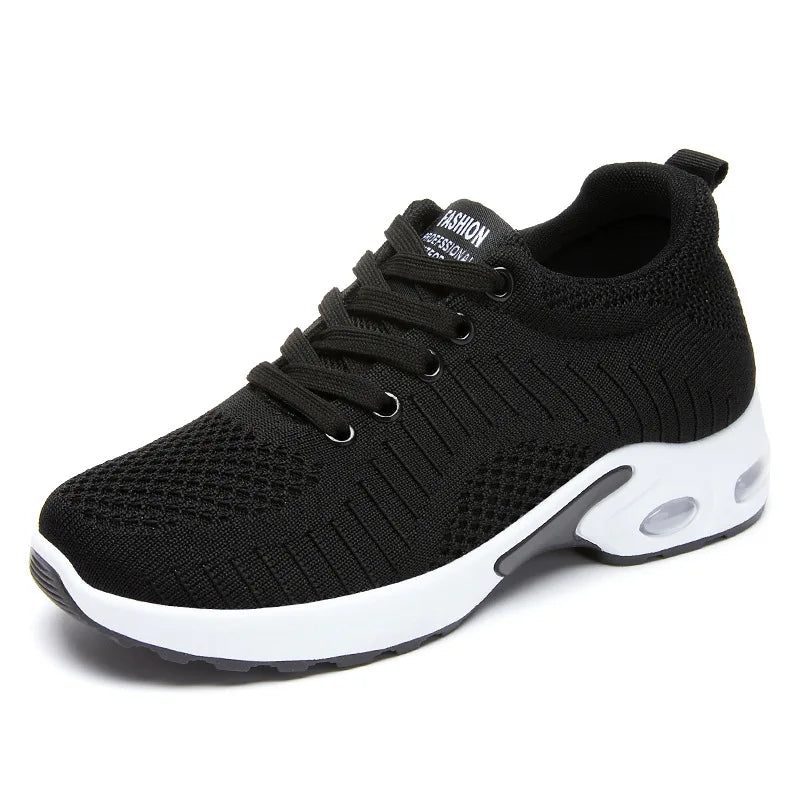 Zapatillas de mujer de primavera de talla grande, zapatillas de running, zapatillas deportivas casuales con cámara de aire