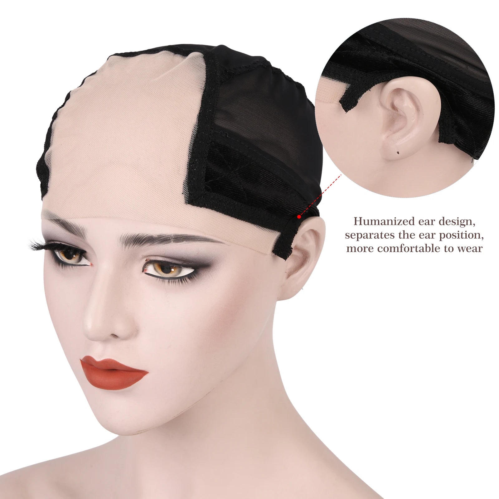 Diadema con agarre para peluca de encaje