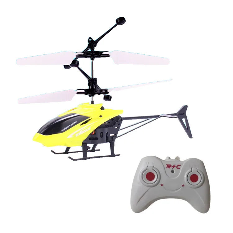 Mini dron RC recargable a prueba de caídas, helicópteros RC seguros, juguetes para niños