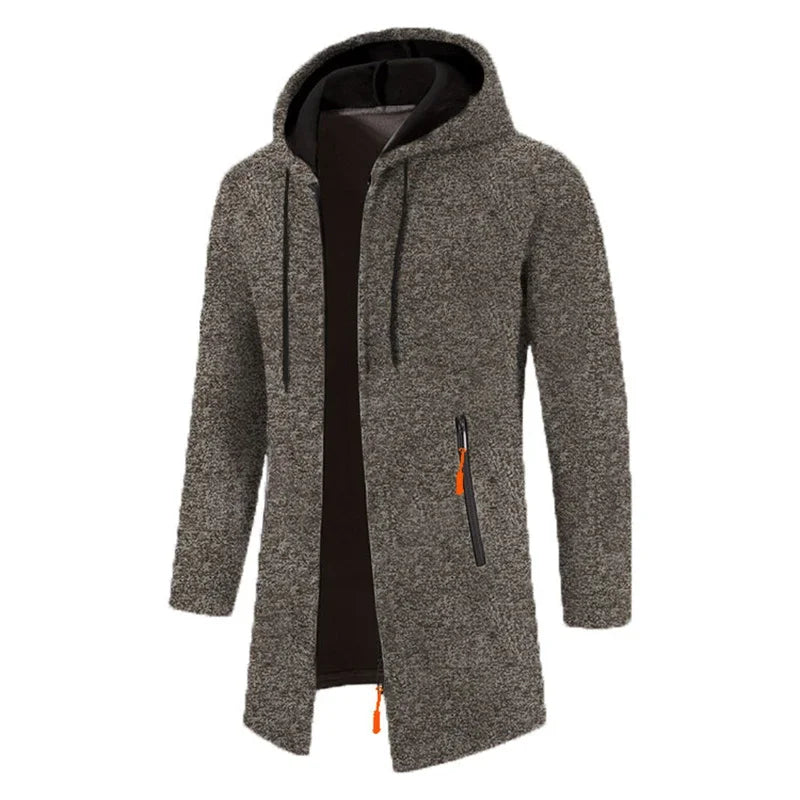Sudaderas para hombre - Sudaderas con capucha de manga larga para hombre - Sudadera con capucha y cremallera para hombre - Abrigo de invierno oversize para hombre - Suéter negro