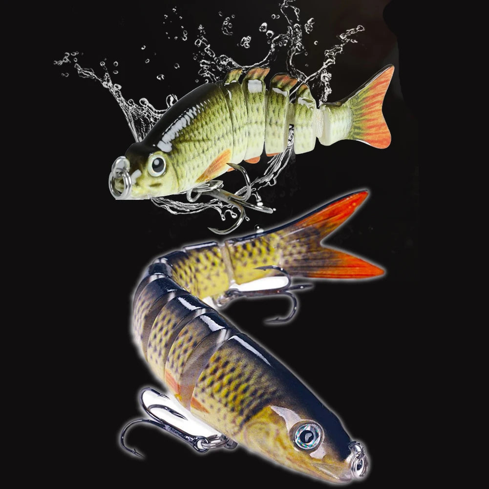 Ferskvanns- og saltvannsfiskelokker, realistiske trevally- og ørretlokker, saktesynkende basslokker, fiskeutstyr for familiefiske