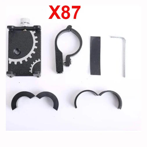 Soporte para teléfono de bicicleta, patinete, motocicleta, aleación de aluminio, antideslizante, clip GPS, soporte universal para teléfono de bicicleta