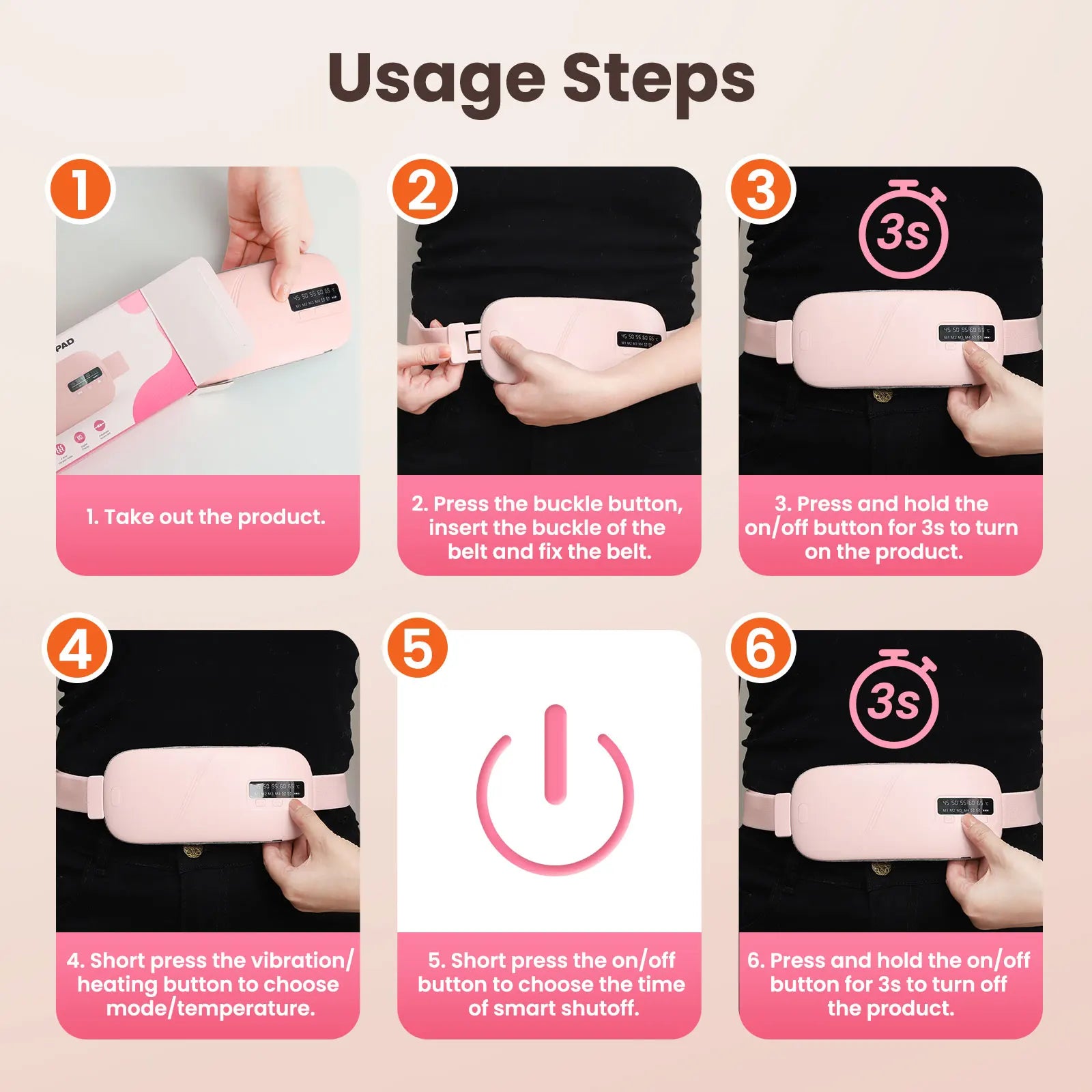 Masajeador Eléctrico para Cólicos Menstruales