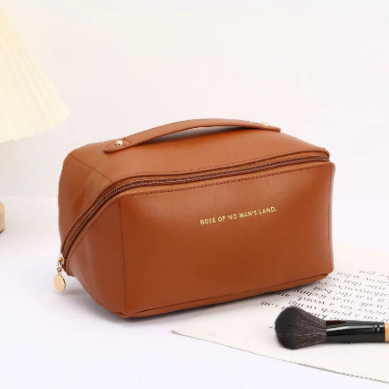Neceser de Maquillaje para Mujer, Estuche de Maquillaje, Bolsa de Almacenamiento, Caja de Lujo para Mujer, Bolsa Organizadora de Cosméticos con Cremallera para Viajes, Regalo de Navidad