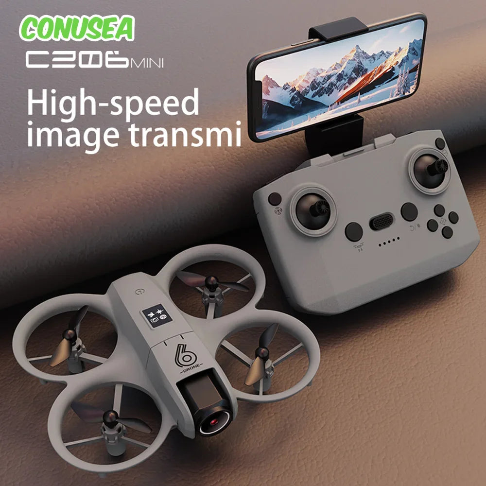 CZ06 Mini Dron 4k 480P Avión Profesional OVNI fpv drones wifi con cámara Avión de Control Remoto Juguete de Helicóptero Ligero