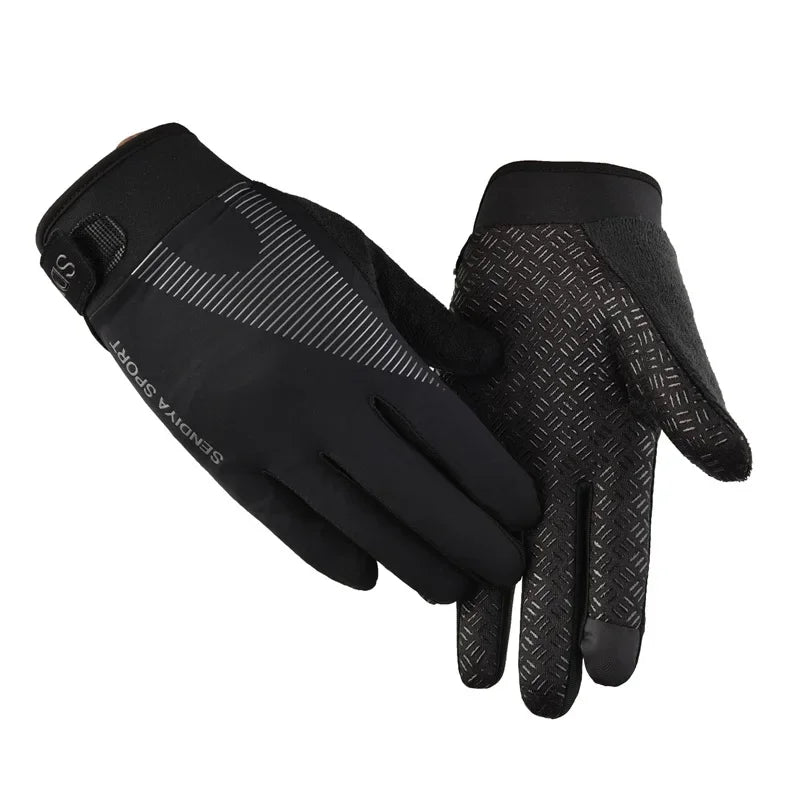 Men Cycling Gloves Full Finger Touch Screen Motorcycle Bicycle Mtb Bike Gloves Gym Training Gloves Outdoor Fishing Hand Guantes