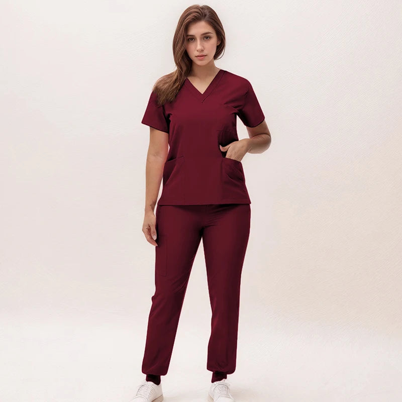 Unisex Medical Scrub Set – Modern, Comfortable & Professional for Healthcare Work