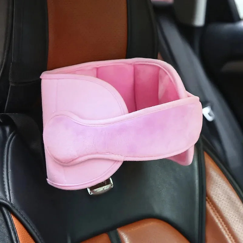 Soporte de cabeza para niños para reposacabezas de coche, posicionadores de sueño para cuello, almohada ajustable para asiento de coche para bebés y niños, almohadas suaves fijas para dormir