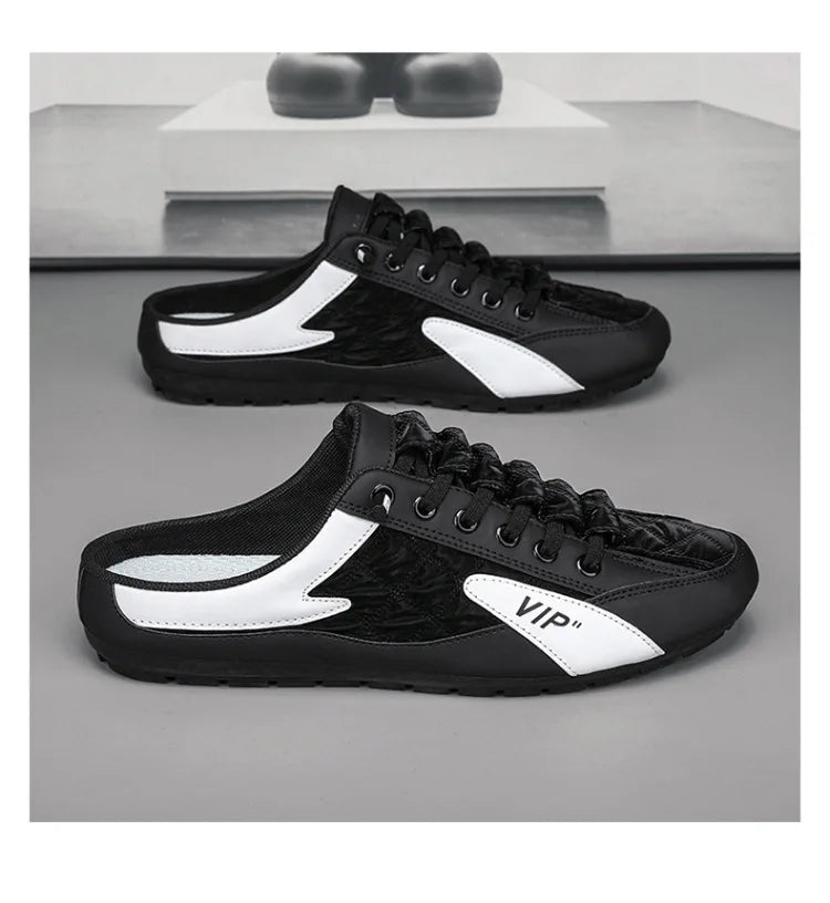 Zapatillas de verano para hombre, zapatos casuales de hombre de suela plana a la moda, zapatos de apoyo de suela suave, zapatillas de hombre Zapatos De Hombre