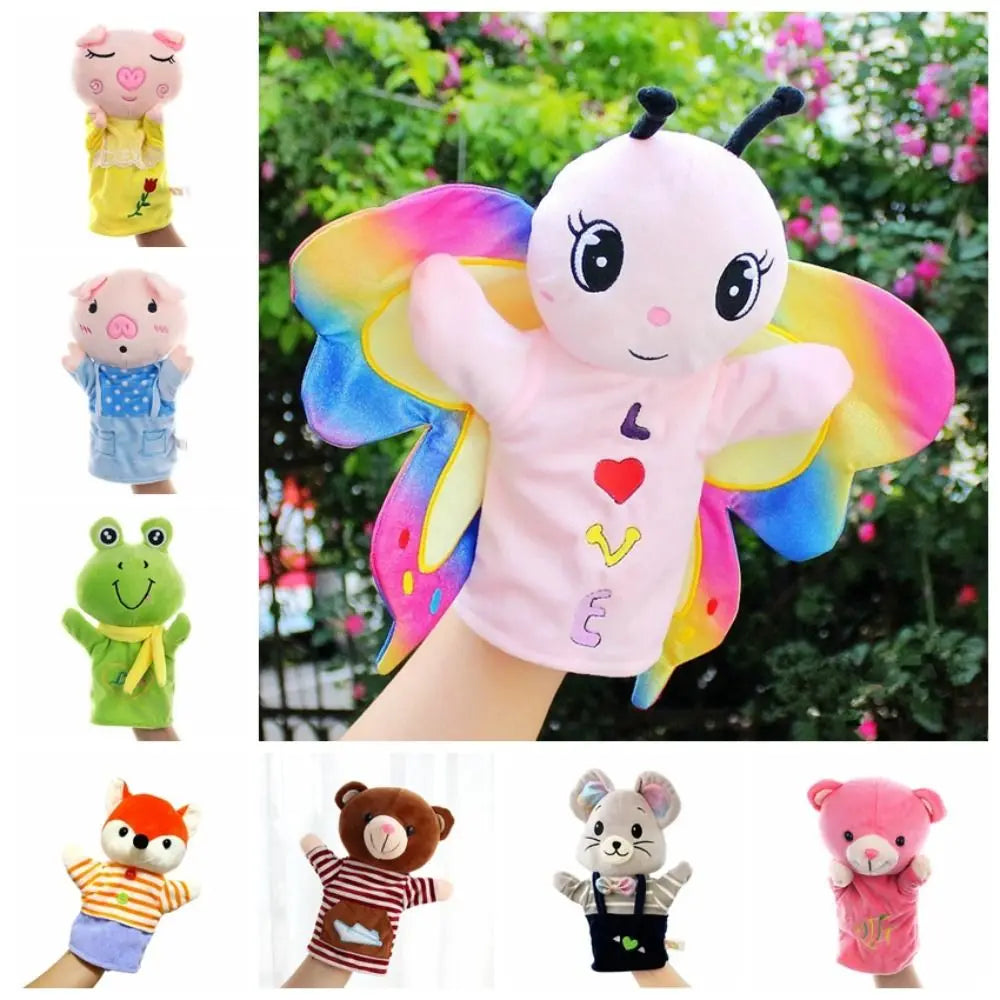 Peluches Marionnette à Doigts Animaux Marins Anime Poupée Peluche Doigt Poupée Douce Kawaii Main Doigt Marionnette Jouet pour Enfants