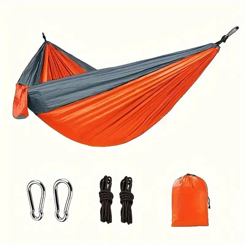 Hamaca de camping Accesorios de camping Equipo para exteriores e interiores con correas de árbol Hamacas ligeras de nailon para viajes de senderismo