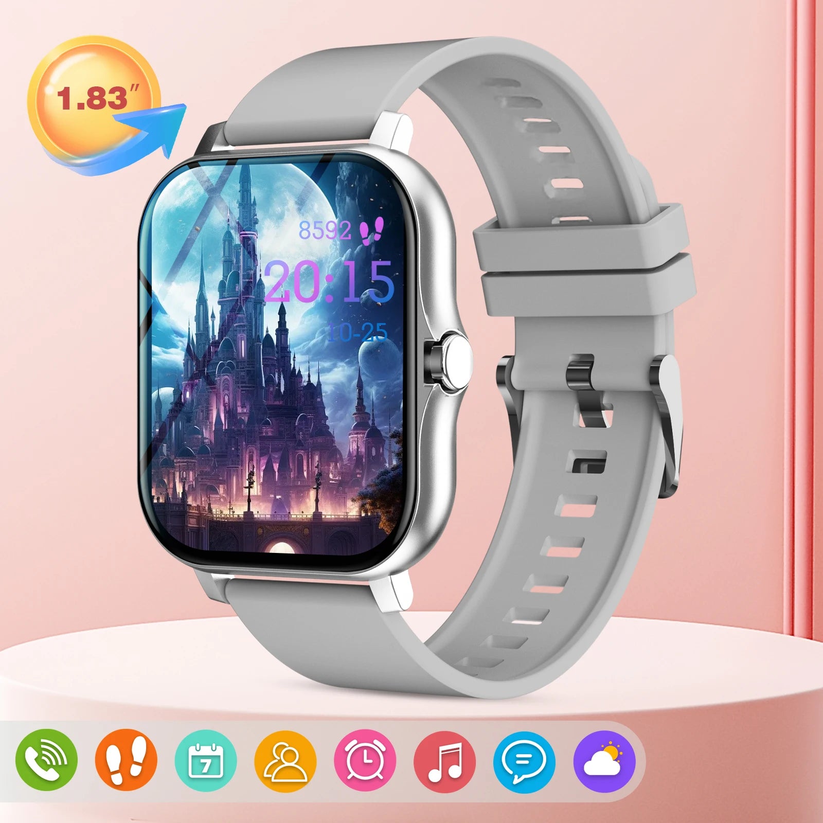 Smartwatch: llamadas inalámbricas, seguimiento de actividad física y comodidad diaria