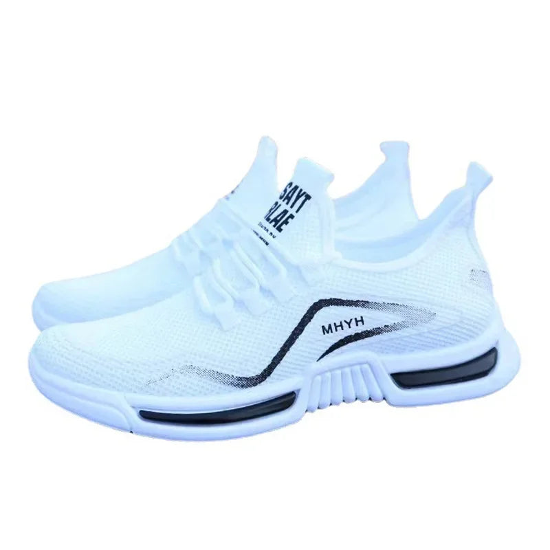 Zapatos de hombre, zapatillas deportivas sin cordones, deportivas de moda para hombre, calzado deportivo para correr, transpirables para gimnasio, entrenamiento, tenis, antideslizantes para ejercicio