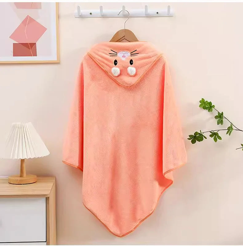 Linda Toalla de Baño para Bebé, Suave y Absorbente, Envoltura para Recién Nacidos, Mantas para Bebés Niñas y Niños