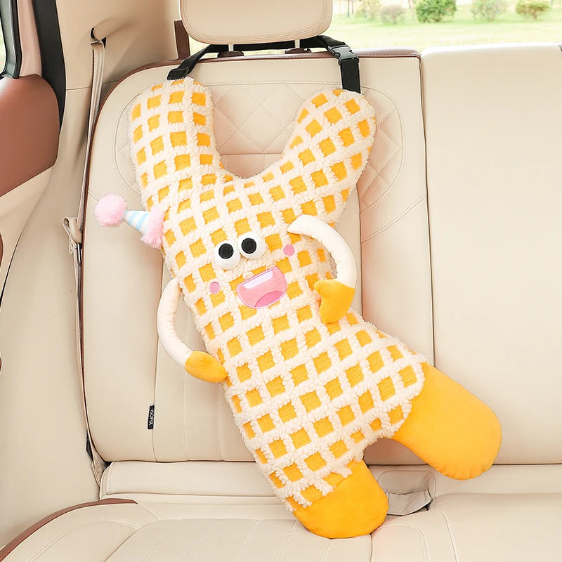 CuteY Shape Kids Travel Safety Pillow Car Seat Neck Pillow Car Sleep Long Distance Travel Pillow Head Pillow Support Kids Adults