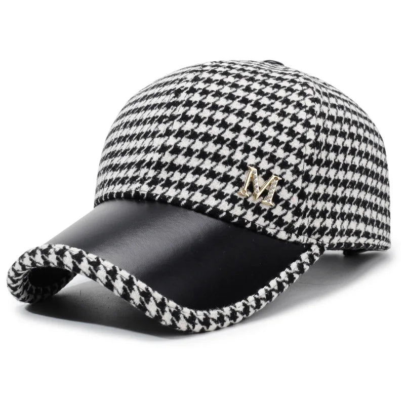 Houndstooth Baseball Cap