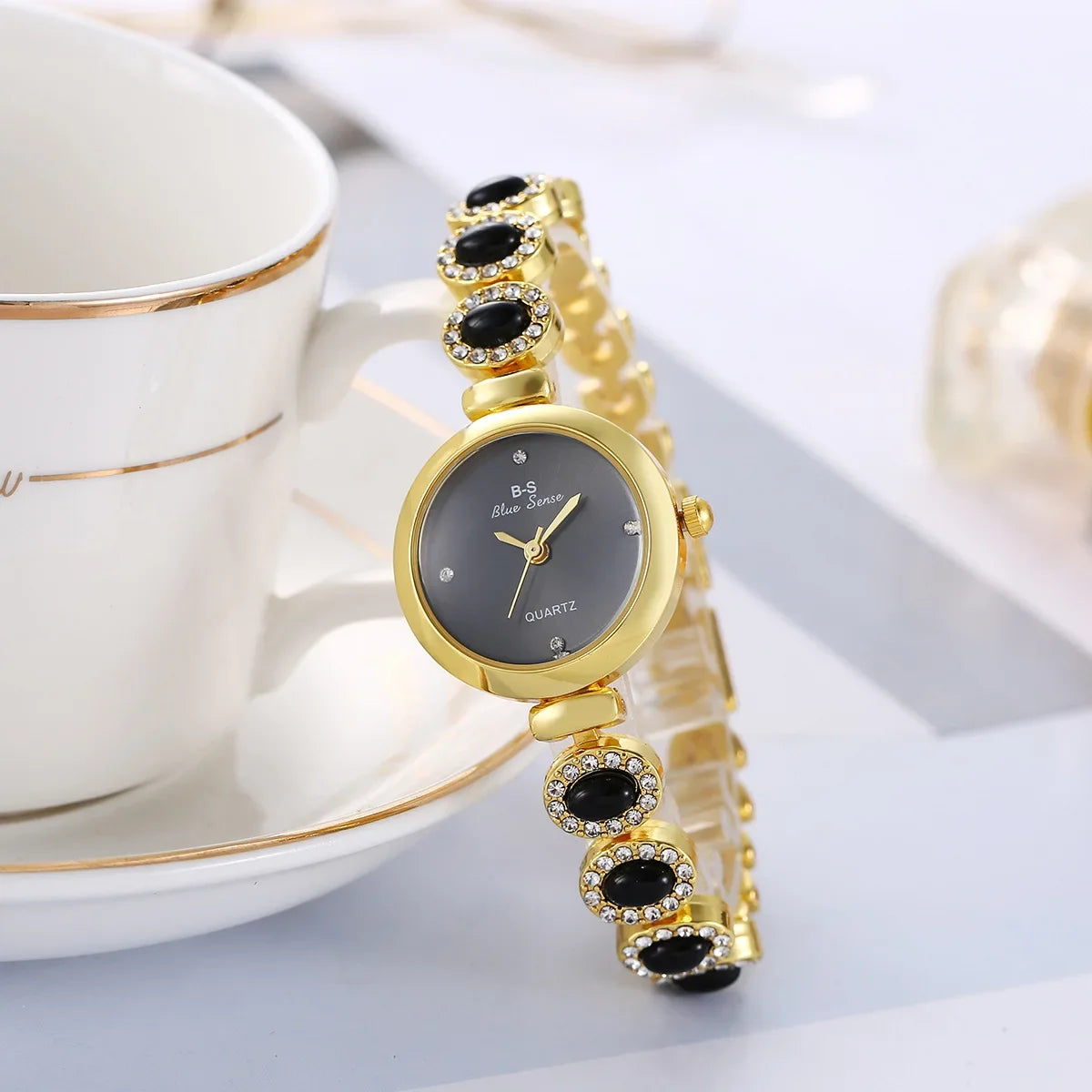 Pulsera de marca, reloj de lujo, regalo, reloj de cuarzo, Dropshipping, reloj de mujer, relojes de pulsera con correa de diamantes de imitación, más vendidos