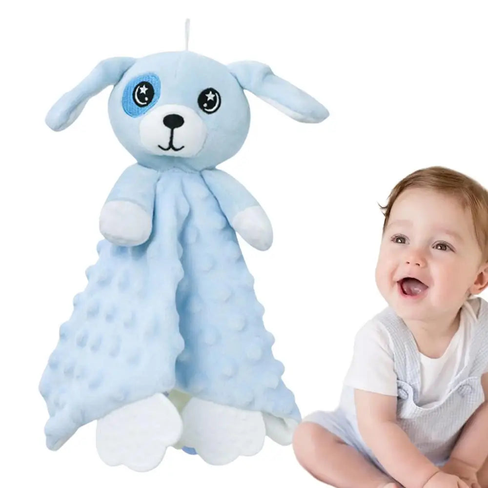 Manta de seguridad de peluche para niña, manta de peluche suave para niños, juguete de peluche unisex para niños y niñas