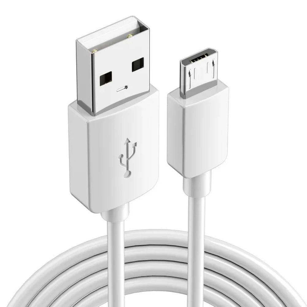 Cable de carga Android extralargo adecuado para monitorear grabadoras de conducción, impresoras, cable de carga de extensión Micro USB 3M 5M 10M