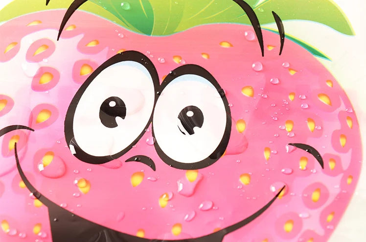 Delantales de PVC impermeables con dibujos de frutas para mujer, para cocina y restaurante