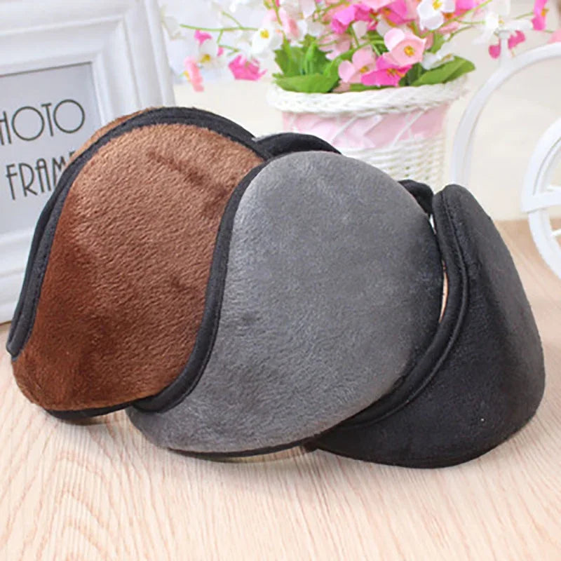 Thicken Winter Unisex Headphones Fleece Warmer Earmuff Warm Plush Cloth Ear Muffs Cover Earwarmers Earlap Warmer Ear Protector