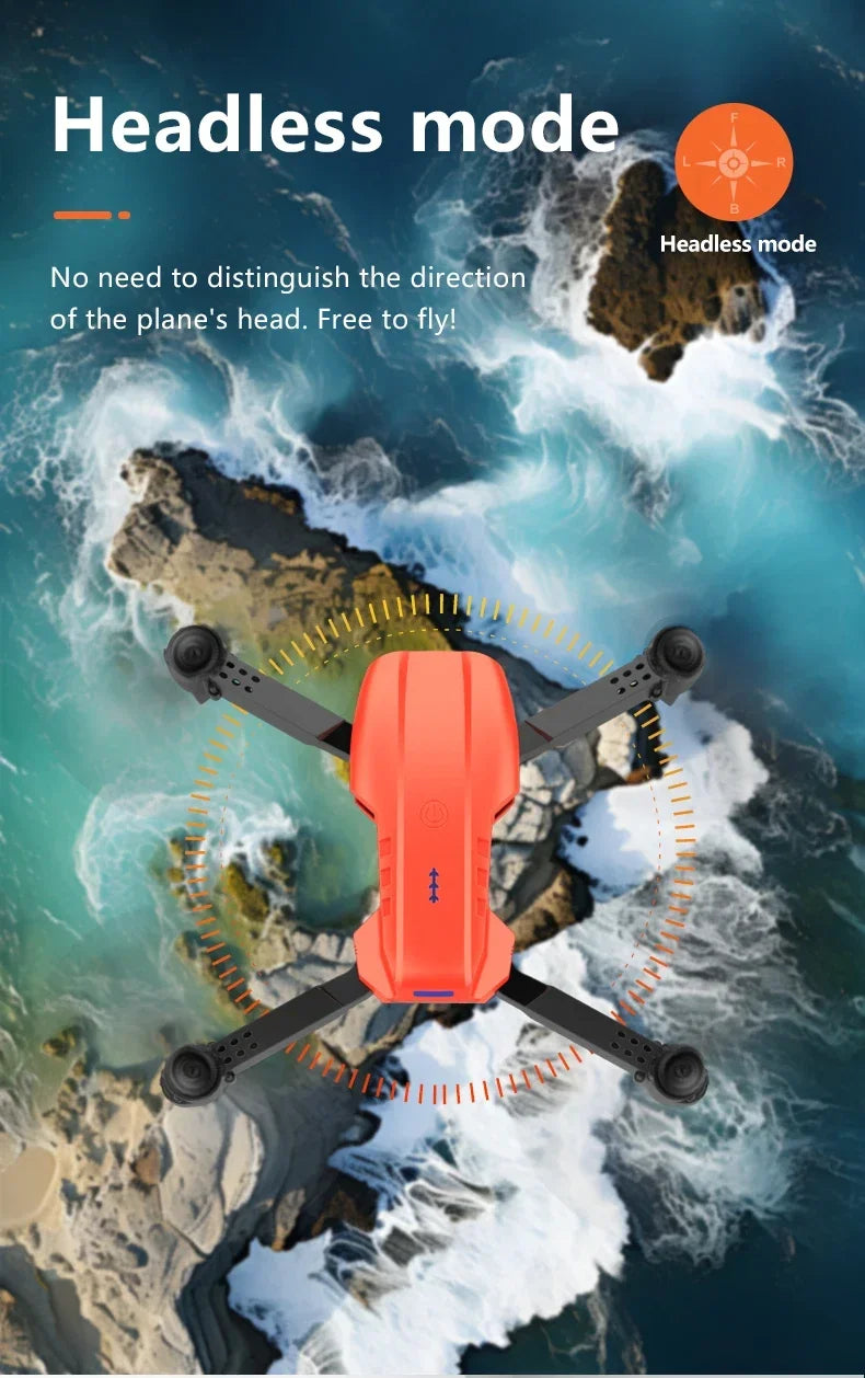 Dron RC 2024 E99Pro profesional 4K con cámara HD gran angular de 1080P, helicóptero plegable, WIFI FPV, función de mantenimiento de altura, juguete de regalo