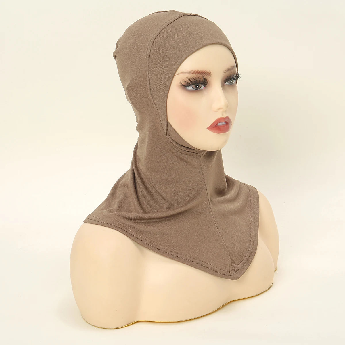 Hijabs musulmanes de gran venta, gorro interior de cobertura total para mujer, de algodón elástico, liso, underscarf, nuevo turbante de diadema interior
