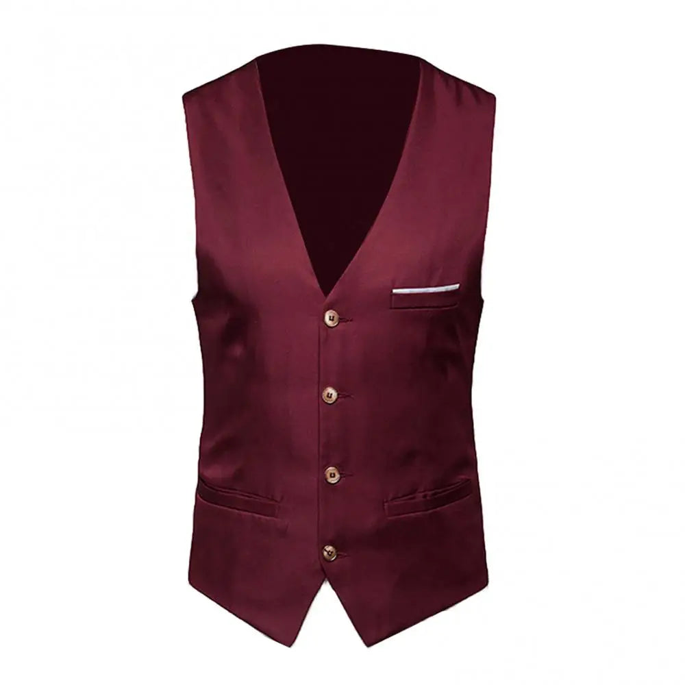 Chalecos de vestir para hombre, entallados, chaleco de traje para hombre, chaleco masculino, chaleco sin mangas casual formal de negocios, chaleco hombre