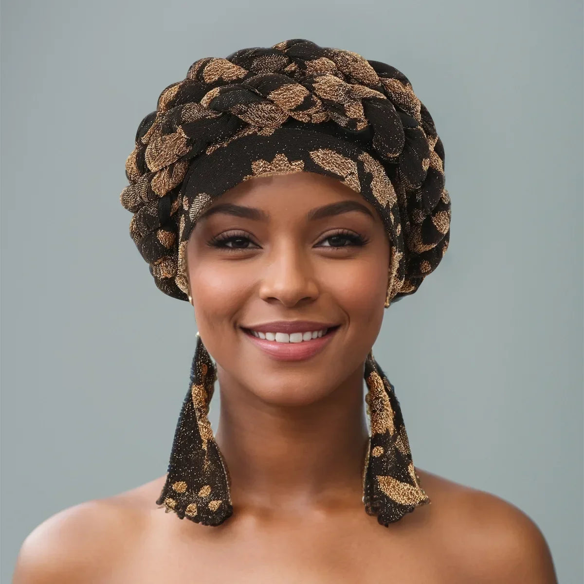 Gele Headtie Already Made African Head Wraps for Women Turban Femme Gelee Nigerian Aso Oke Bonnet Femme Diamonds Headtie 2025