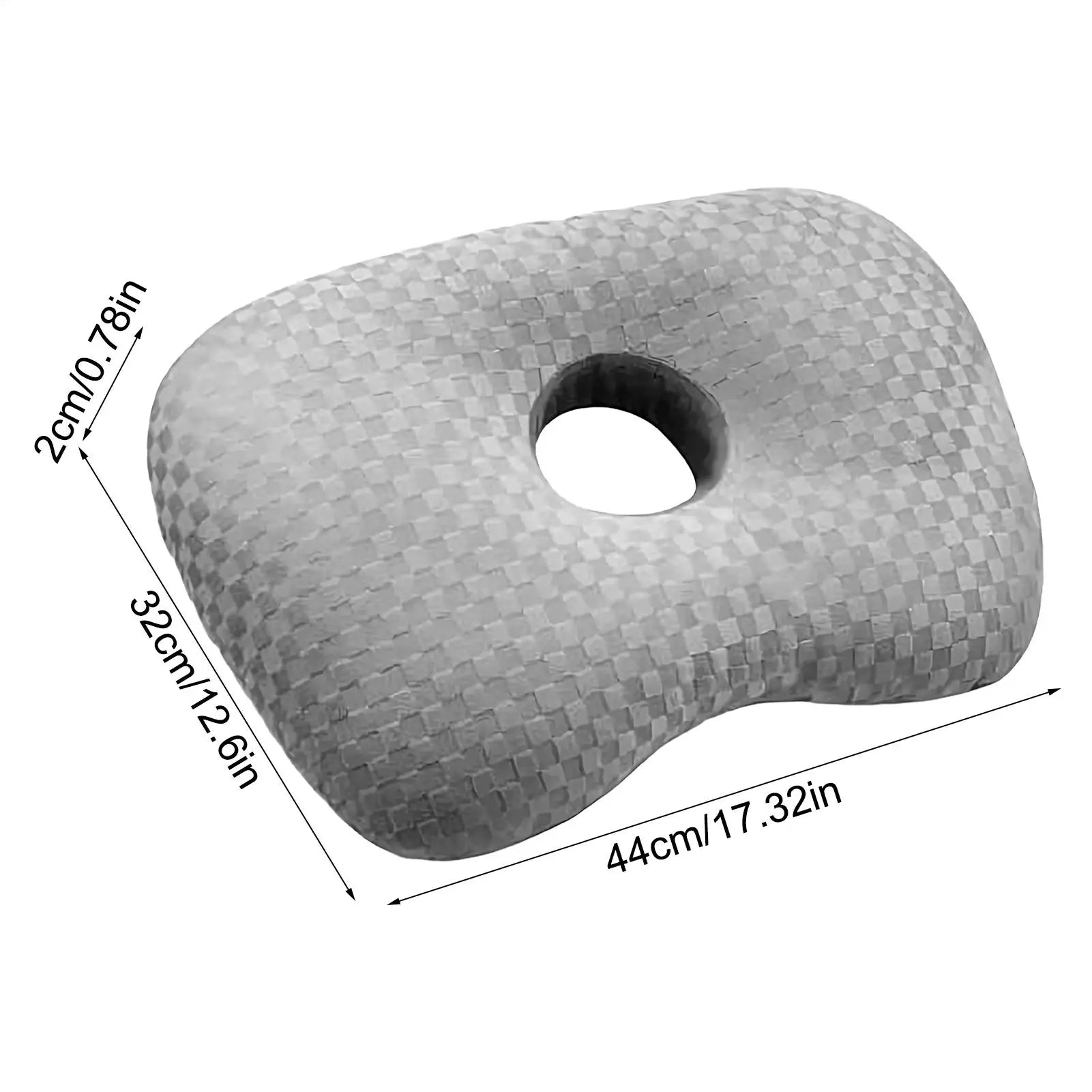 Piercingpute Sidesovere Donutpute med hull Ergonomisk ubehagsreduserende Reisepute for kontorer Biltur