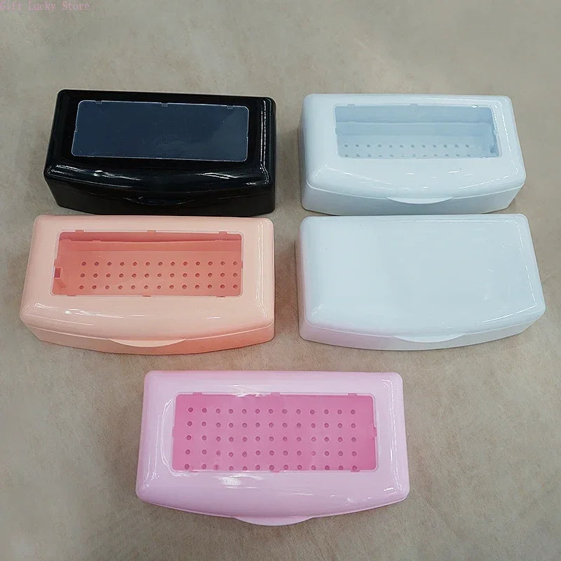 Nail Art Tools Sterilizer Tray, Disinfection Pedicure Manicure Tools Box, Salon Tools