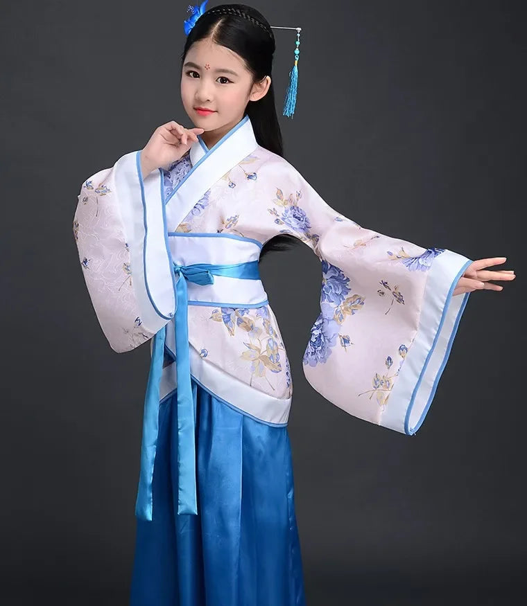 Vestido tradicional Hanfu para niñas
