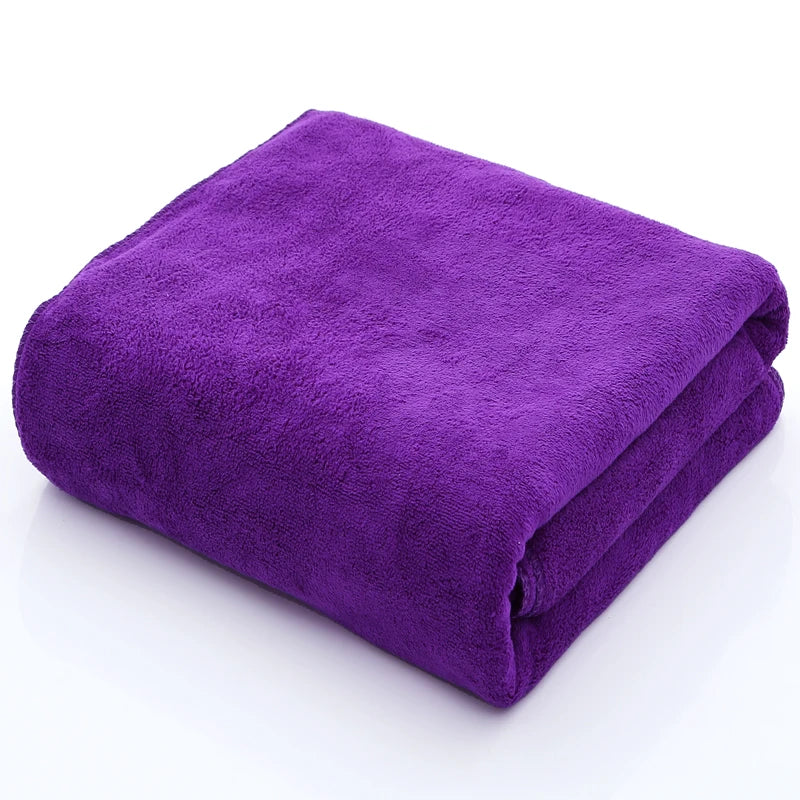 Serviette de bain salon de beauté bain de pieds grande serviette adulte plus épaisse que la microfibre douce et absorbante massage feuille spéciale