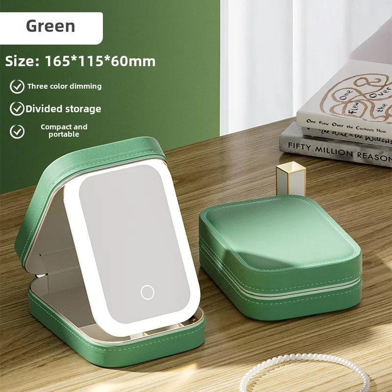LED Makeup Bag with Mirror