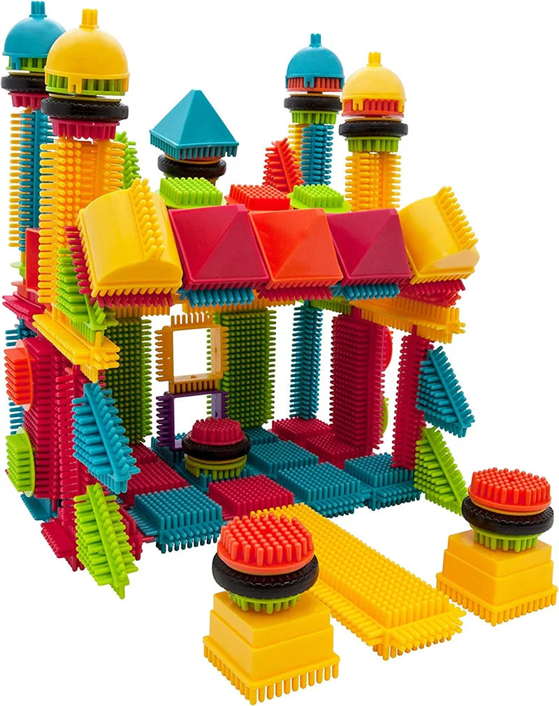 Juguetes de construcción de bloques DIY, ladrillos de modelado educativos para niños, montaje interactivo entre padres e hijos para infantes