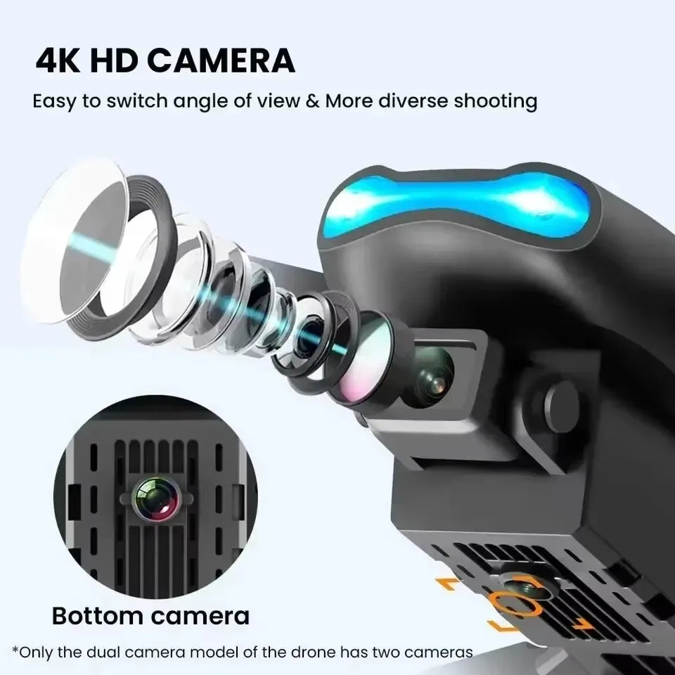 New E99 Pro WIFI FPV K3 Drone Wide Angle HD 4K 1080P Camera Height Hold RC Foldable Quadcopter Dron Helicopter Toys Gift