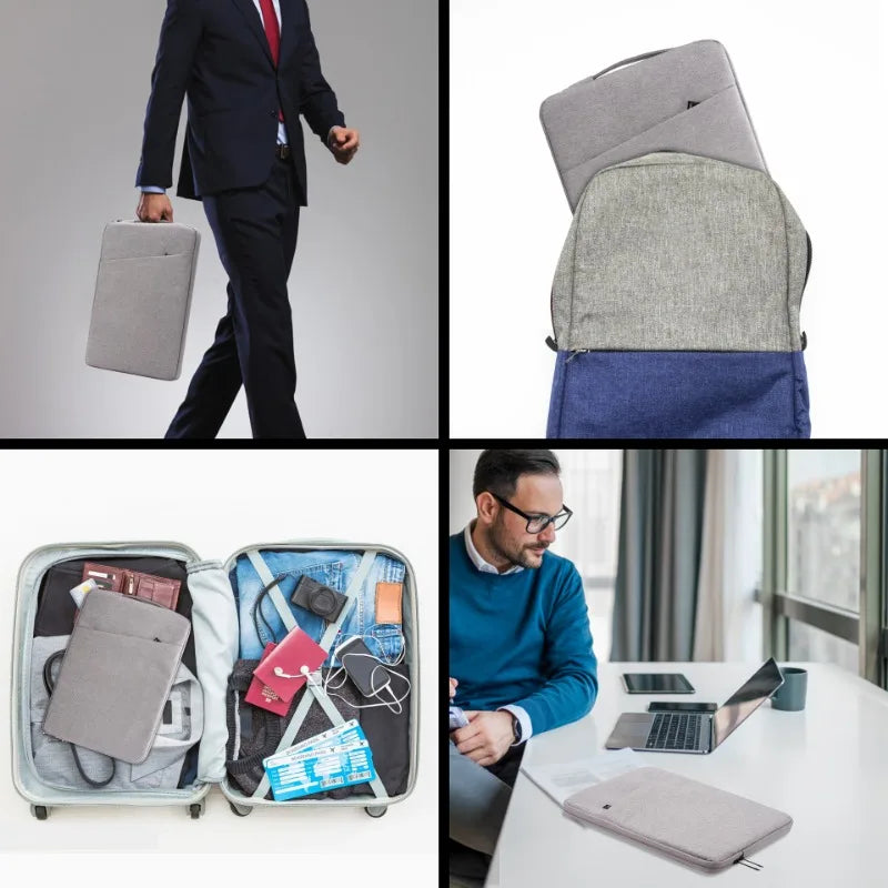 Funda para portátil de 15,6" para Lenovo IdeaPad/ThinkPad HP 15,6" Pavilion Envy x360 ASUS Chromebook Dell Inspiron Acer Bolso de mano