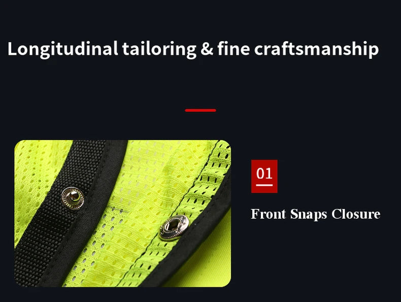 Chaleco de trabajo con logotipo personalizado para hombre, chaleco de alta visibilidad, chaqueta de trabajo, personalizado con logotipo y texto.