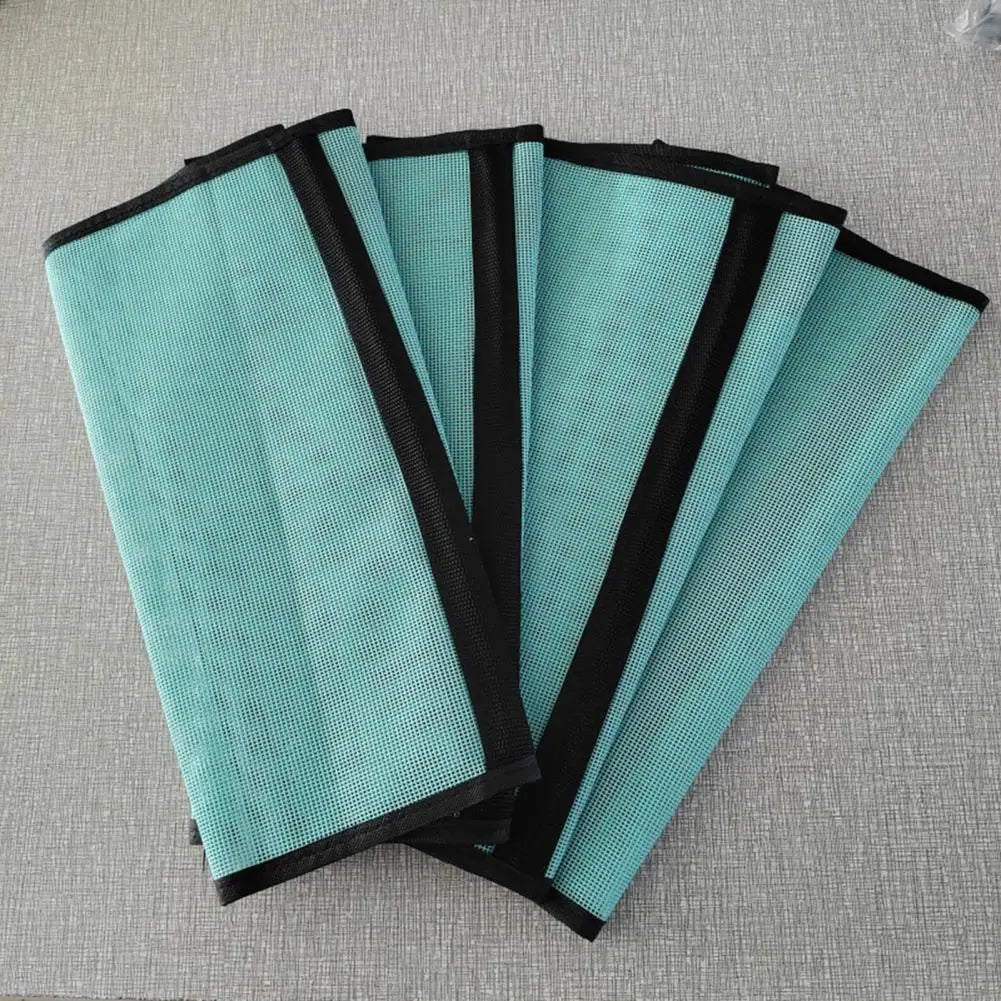 Lot de 4 guêtres anti-mouches pour chevaux, leggings respirants en maille, fournitures pour chevaux pour réduire les dommages causés par les sabots et la fatigue des jambes.
