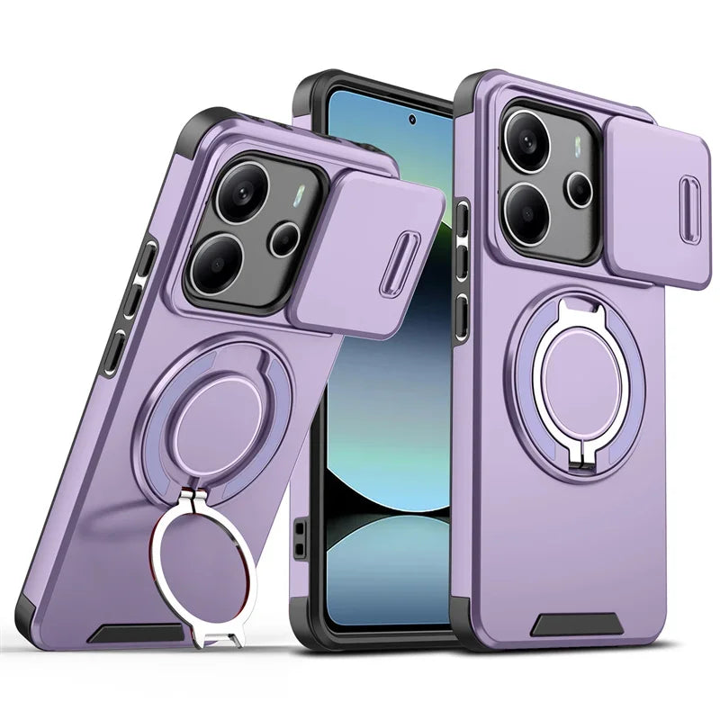 Magnetic Slide-Camera Phone Case