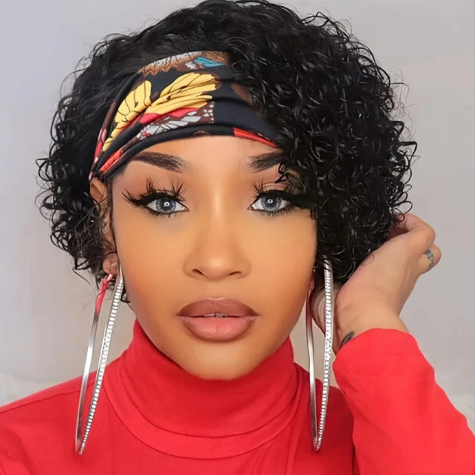 Water Wave Headband Wig
