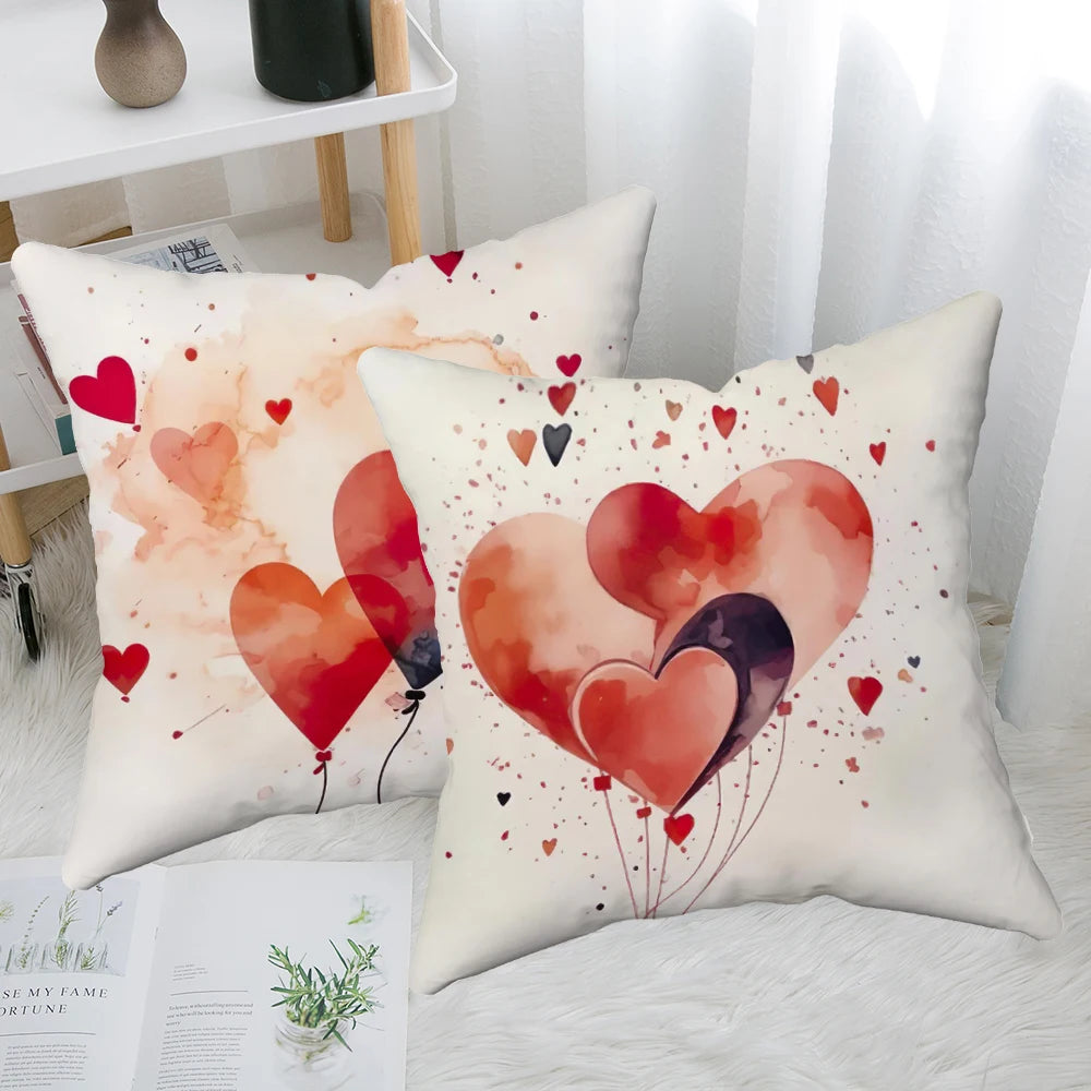 Heart Pillow Cover