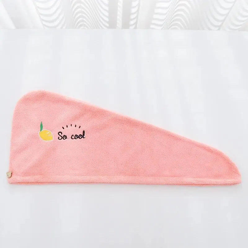 1 bonnet de bain super absorbant et doux pour sécher rapidement les cheveux. Serviette de bain pour femmes et filles.