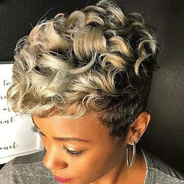 Short Curly Afro Wig